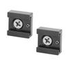 CAXUSD Cold Shoe Mount Adapter Set 2pcs Quick Release Bracket Compatible Camera and Flash Units view 1