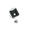 CAXUSD Cold Shoe Mount Adapter Set 2pcs Quick Release Bracket Compatible Camera and Flash Units view 3