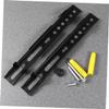 CAXUSD Adjustable Steel Tv Wall Bracket Tv Arm Hanger for Low Profile Double Hook Safety Easy Install view 2