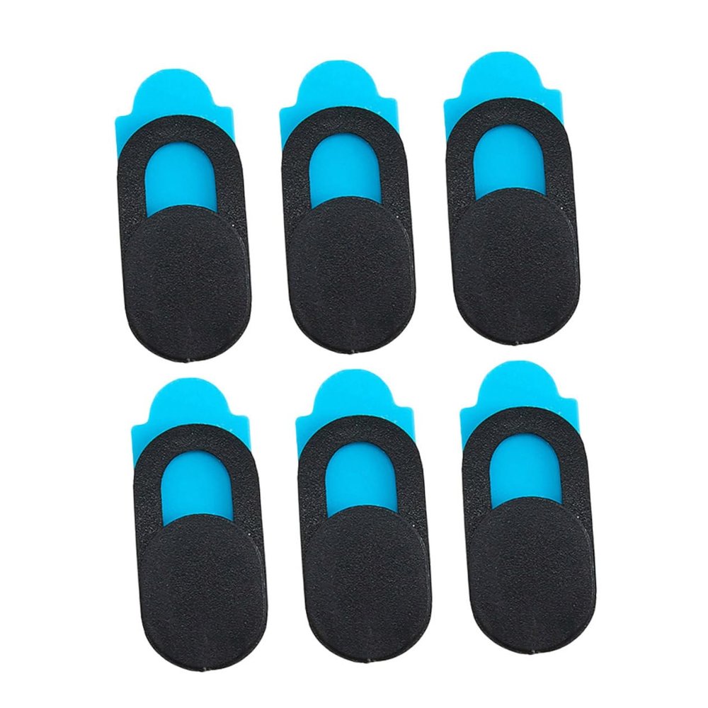 Yardenfun 6pcs Webcam Cover Peep Sliding Plastic Camera Shield for Smartphones Tablets and Laptops Privacy Protection for Use