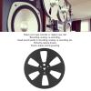 1/4 7 Inch Empty Tape Reel, 6 Holes Metal Open Reel Sound Tape Empty Reel for Tape Recorder, Recording Takeup Reel, Aluminum Alloy Universal for Reel to Reel for TEAC (Black) view 3