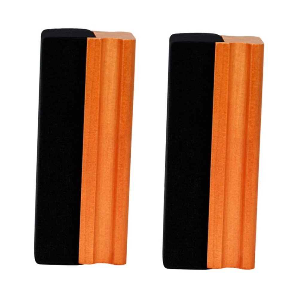 CAXUSD 2pcs Vinyl Record Cleaning Brush Static Cleaner for Records and Solid Wood Handle for Improved Grip and Dust Removal Essential Tool for