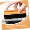 CAXUSD 2pcs Vinyl Record Cleaning Brush Static Cleaner for Records and Solid Wood Handle for Improved Grip and Dust Removal Essential Tool for view 4