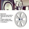 1/4 7 Inch Empty Tape Reel, 6 Holes 7inch Open Reel Sound Tape Empty Reel, Aluminum Alloy Universal for Any 1/4 Inch Tape (Silver) view 3