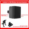GOTOTOP Wall Bracket for SOUNDBAR 300, Speaker Wall Mount Bracket Metal Wall Fixed Stand Set for 300 Surround Speakers, for SOUNDBAR 300 for 300 Rear Surround Speakers view 2