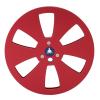 1/4 7 Inch Empty Tape Reel, 6 Holes 7inch Open Reel Sound Tape Empty Reel, Aluminum Alloy Universal for Any 1/4 Inch Tape (Red) view 1
