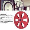 1/4 7 Inch Empty Tape Reel, 6 Holes 7inch Open Reel Sound Tape Empty Reel, Aluminum Alloy Universal for Any 1/4 Inch Tape (Red) view 3