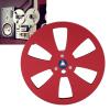 1/4 7 Inch Empty Tape Reel, 6 Holes 7inch Open Reel Sound Tape Empty Reel, Aluminum Alloy Universal for Any 1/4 Inch Tape (Red) view 4