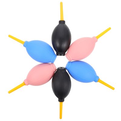 Angoily 6pcs Lens Blower Air Silicone Digital Cleaning Blower for Eyelash Extensions Dust Removal Tool for Cameras Keyboards and Sensitive Electronics