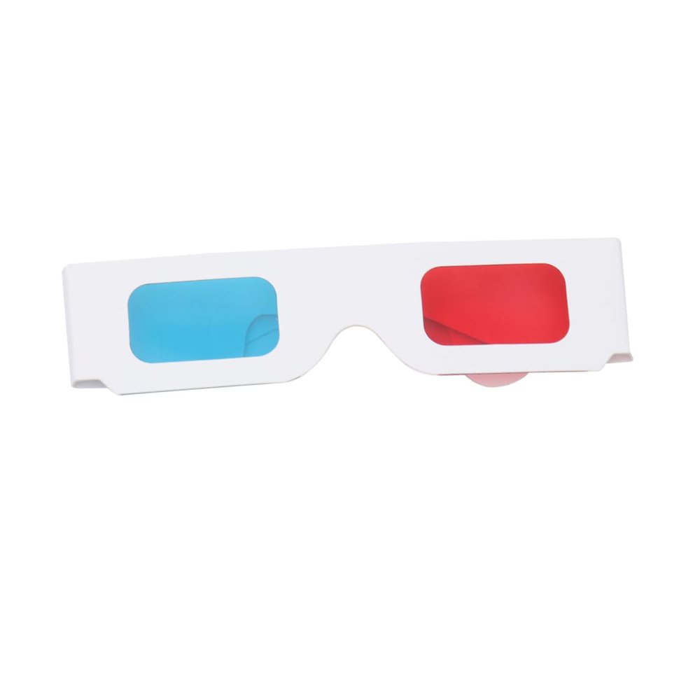 FELTECHELECTR 10pcs Movie Glasses Cardboard Frames Lightweight and Safe for Video Viewing Home