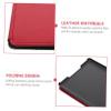 Angoily Folding E-Reader Pu Leather Cover Protector for Gen Stand Red Color E-Book Protection and Comfort view 4