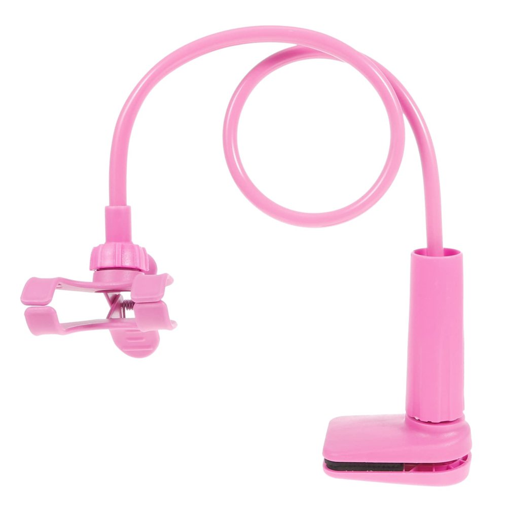 Angoily Double Clip Mobile Phone Holder with Spiral Base Versatile Tablet Stand for Desk Bed and Office Use Creative Design for Smartphones and Tablets