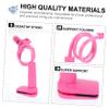 Angoily Double Clip Mobile Phone Holder with Spiral Base Versatile Tablet Stand for Desk Bed and Office Use Creative Design for Smartphones and Tablets view 4