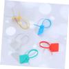 Angoily 100pcs Electric Cable Ties Wire Tie Wraps Self-locking for Home Office Random Color view 2