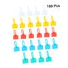 Angoily 100pcs Electric Cable Ties Wire Tie Wraps Self-locking for Home Office Random Color view 3