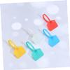 Angoily 100pcs Electric Cable Ties Wire Tie Wraps Self-locking for Home Office Random Color view 4