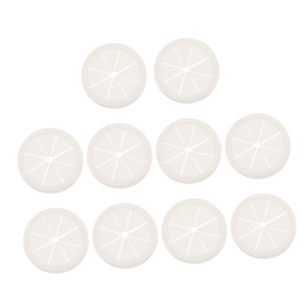 Angoily 10pcs Desktop Cable Organizer Round Plastic Grommet for Efficient Wire Management Easy Installation Tidy up Your Office and Home Cables