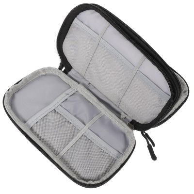 Angoily Cable Organizer Bag Double Electronic Accessories Storage Case for Earphones Chargers and Cables Compact Travel Pouch Mysterious
