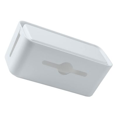 Angoily 1pc Cable Management Box Data Cable Storage Container Wire Organizer for White Electrical Wire Cover Multi-Functional Design