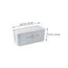 Angoily 1pc Cable Management Box Data Cable Storage Container Wire Organizer for White Electrical Wire Cover Multi-Functional Design view 2