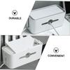 Angoily 1pc Cable Management Box Data Cable Storage Container Wire Organizer for White Electrical Wire Cover Multi-Functional Design view 3