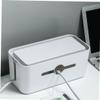 Angoily 1pc Cable Management Box Data Cable Storage Container Wire Organizer for White Electrical Wire Cover Multi-Functional Design view 4