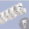 TIPIACE S-shaped Wavy Curtain Track, Heavy-Duty Aluminum Alloy Curtain Single Rails for Office and Living Room, Ceiling or Wall Mount (white) view 1