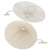 WHAMVOX Fabric Lamp Shade Grey Modern Lamp Shades Pleated Design for Home Decor Sturdy and Soft Light view 4