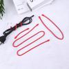 Angoily 12pcs Silicone Fastening Straps for Cords Wraps for Usb Data Cable Heavy Duty Bundling Belt Straps Reusable Fastener Home Outdoor Tidy view 2