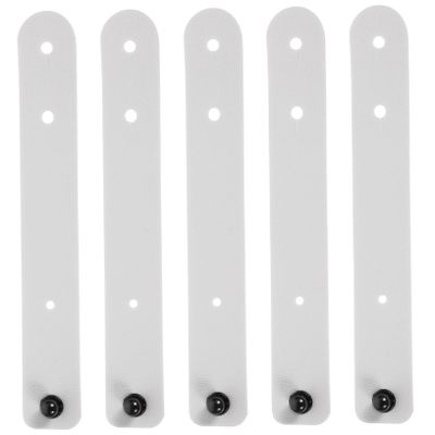 Angoily 5pcs Leather Cable Ties Cord Organizer with Sturdy Buckles for Data Cables Earphones and Curtains Men Stocking Stuffers