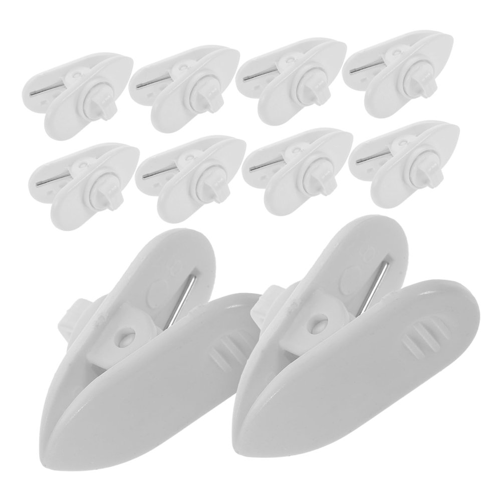Angoily 10pcs 360 Rotate Earphone Wire Clip for Headset Anti-Winding Cable Clamp