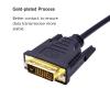 FFHDJL 10PCS 1080P DVI-D to VGA Adapter Cable 25Pin Male to 15Pin Female HDTV Converter for PC Computer Monitor Display Card view 4