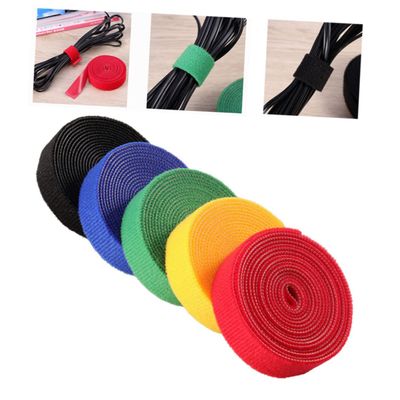 Angoily Reusable Hook and Cable Straps for Wire Organizer for Electronics Tablets Tvs Tape for Tidy