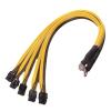 SERDAS 1Pcs 40cm 6 Pin Connector Server Power Supply Cable PCIe Express for P3 S7 S9 S11 Bitmain Miner Machine Support Miner PSU Cable view 1