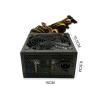 KGFCE 2000W ATX 12V ETH Coin Mining Miner Power Supply PC Power Supply 8 Graphics Cards Bitcoin Miner Riser PSU 2000W view 3