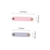 Angoily 16pcs Leather Cable Organizers with Snap Button Design for Data and Earphone Cables Durable and Practical Wire Wrappers Random Colors for Tidy Desks and Homes view 2