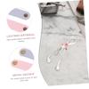 Angoily 16pcs Leather Cable Organizers with Snap Button Design for Data and Earphone Cables Durable and Practical Wire Wrappers Random Colors for Tidy Desks and Homes view 3