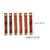 Angoily 10pcs Leather Cable Straps Clip for Cord Organizing Handcrafted Cord Winder view 2