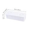 Angoily Plug Socket Safety Strip Storage Organizer for Wire Management Decorative Cable Storage White view 3