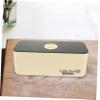 Angoily Cord Management Box Stylish Cable Organizer for Compact Wires Storage Integrated Outlet for Desks and Living Rooms view 3
