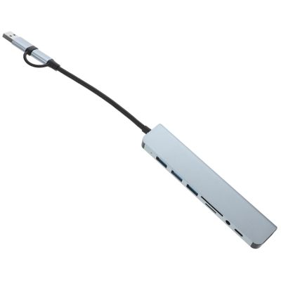 HOMSFOU USB Hub Type-c for Laptop Expansion Dock Fast Data Transfer Compatible Multiple Devices Portable Design for Home and