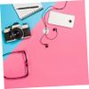 Angoily 2set TPR Multi-Hole Cable Organizer Clips Flexible Wire Fixer for Charging Cords USB Cables and Headphones Adhesive Desk Management Tool White view 2