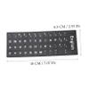 HOMSFOU 10sheets Alphabet Stickers Computer Keyboard Replacement Stickers Easy Apply Letter for Keyboard Multi-Language view 4