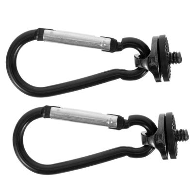 HOMSFOU 2pcs Camera Strap Buckle Waist Belt Hook Portable Hook for Outdoor Use and Sturdy Design for Safe Camera Carrying