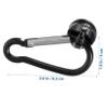 HOMSFOU 2pcs Camera Strap Buckle Waist Belt Hook Portable Hook for Outdoor Use and Sturdy Design for Safe Camera Carrying view 2