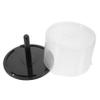 HOMSFOU 4pcs Cd Dvd Storage Holder Cd Storage Case Dvd Wall Shelf Cabinet Easy Access view 3