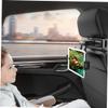 Angoily Tablet Holder for Car Headrest Phone Mount Rotation Car Seat Scratch Hooks view 2