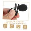 Angoily Lavalier Clip Microphone Smartphone Mic for Recording Interviews Podcasts and Lectures and Easy to Use Tiny Lapel Microphone Black view 4