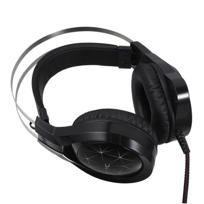 Angoily 1pc Wired Gaming Headset Microphone Comfortable Black Headphones for Computer Console and Laptop Gaming Soft Padding and Noise Cancelling for Sessions