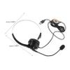 Angoily Wired Computer Headset with Mic Lightweight Single-Ear Earphone for Call Centers Online Courses and Skype Chats Comfortable and Functional Design Black view 2